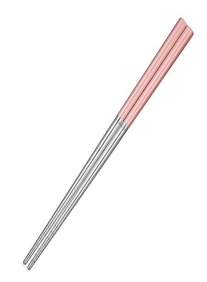 AIMERS Metal Chopsticks, Lightweight Stainless Steel Chopsticks Reusable Chopsticks for Sushi Noodles1 Pair (Multicolour) - Image 1